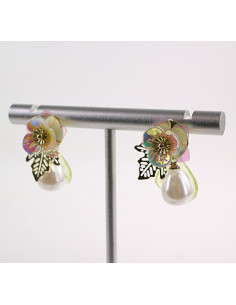 Kolczyki KWIATKI KWIATUSZKI Z PERŁĄ LOLITA AKCESORIA... 2