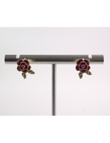 Kolczyki RÓŻE RÓŻYCZKI KWIATKI  LOLITA...