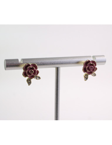 Kolczyki RÓŻE RÓŻYCZKI KWIATKI  LOLITA...