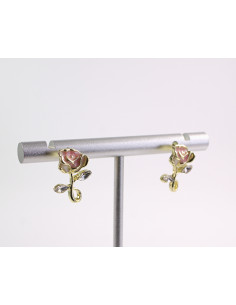 Kolczyki KWIATKI RÓŻE KWIATUSZKI  LOLITA AKCESORIA... 2