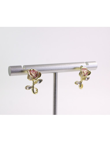 Kolczyki KWIATKI RÓŻE KWIATUSZKI  LOLITA...
