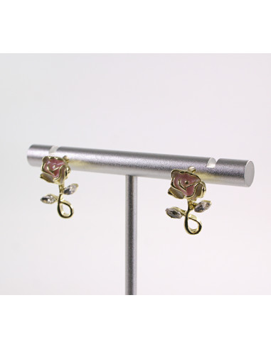 Kolczyki KWIATKI RÓŻE KWIATUSZKI  LOLITA...