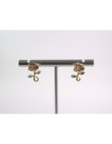 Kolczyki KWIATKI RÓŻE KWIATUSZKI  LOLITA...