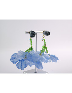 Kolczyki KWIATY KWIATKI MAXI BOHO LOLITA AKCESORIA... 2