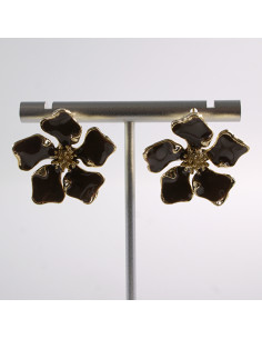 Kolczyki KWIATY KWIATKI  LOLITA AKCESORIA srebrny sztyft 925