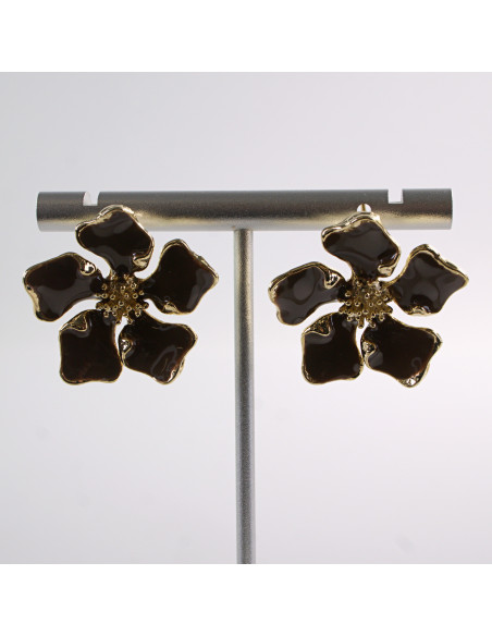 Kolczyki KWIATY KWIATKI  LOLITA AKCESORIA srebrny sztyft 925