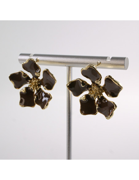 Kolczyki KWIATY KWIATKI  LOLITA AKCESORIA srebrny sztyft 925