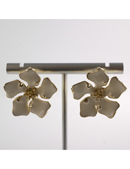 Kolczyki KWIATY KWIATKI  LOLITA AKCESORIA srebrny sztyft 925