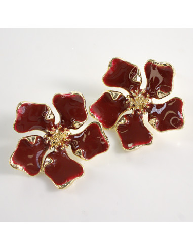 Kolczyki KWIATY KWIATKI  LOLITA AKCESORIA...