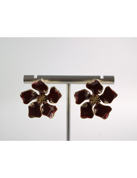 Kolczyki KWIATY KWIATKI  LOLITA AKCESORIA srebrny sztyft 925