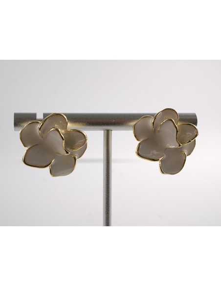 Kolczyki KWIATY KWIATKI  LOLITA AKCESORIA srebrny sztyft 925