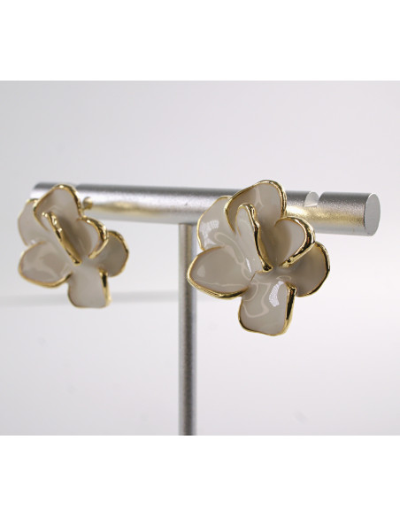 Kolczyki KWIATY KWIATKI  LOLITA AKCESORIA srebrny sztyft 925