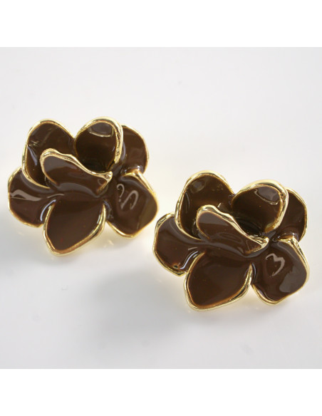 Kolczyki KWIATY KWIATKI  LOLITA AKCESORIA srebrny sztyft 925