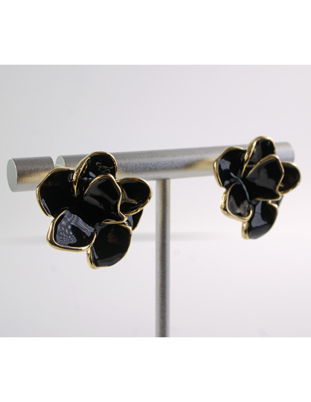 Kolczyki KWIATY KWIATKI  LOLITA AKCESORIA srebrny sztyft 925