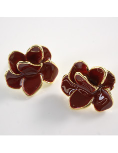 Kolczyki KWIATY KWIATKI  LOLITA AKCESORIA srebrny sztyft 925