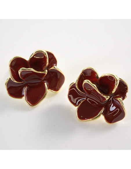 Kolczyki KWIATY KWIATKI  LOLITA AKCESORIA srebrny sztyft 925