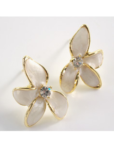 Kolczyki KWIATY ASYMETRYCZNE KWIATKI  LOLITA AKCESORIA...