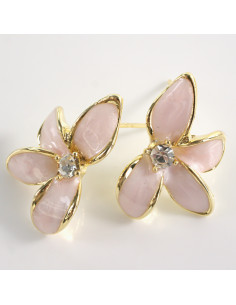 Kolczyki KWIATY ASYMETRYCZNE KWIATKI  LOLITA AKCESORIA...