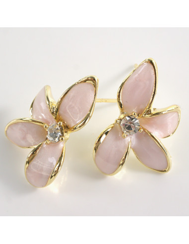 Kolczyki KWIATY ASYMETRYCZNE KWIATKI  LOLITA...