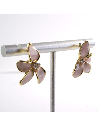 Kolczyki KWIATY ASYMETRYCZNE KWIATKI  LOLITA...