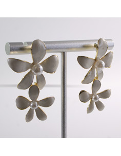 Kolczyki KWIATY  KWIATKI  LOLITA AKCESORIA srebrny sztyft... 2
