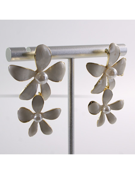 Kolczyki KWIATY  KWIATKI  LOLITA AKCESORIA srebrny sztyft 925