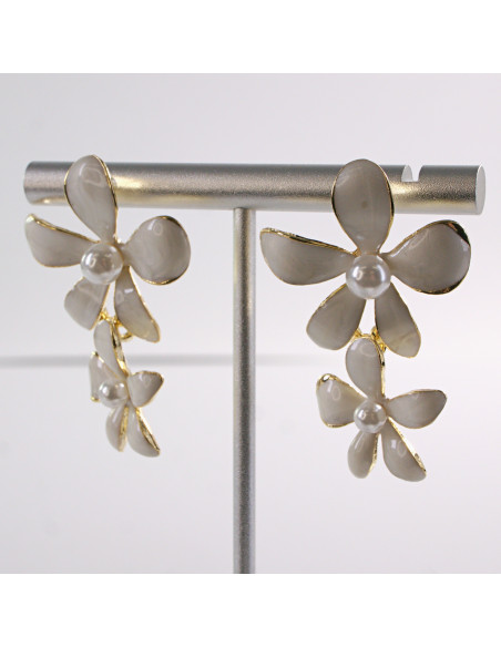 Kolczyki KWIATY  KWIATKI  LOLITA AKCESORIA srebrny sztyft 925