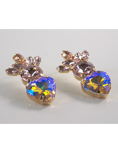 Kolczyki CRYSTAL  AB  LOLITA AKCESORIA VINTAGE