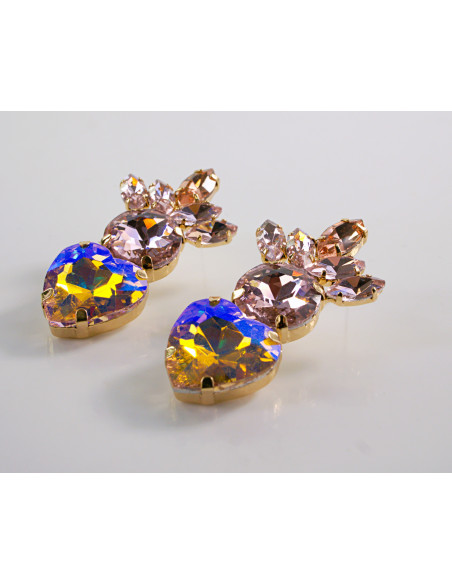 Kolczyki CRYSTAL  AB  LOLITA AKCESORIA VINTAGE