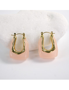 Kolczyki  BOHO ŁOSOSIOWE  LOLITA AKCESORIA stal...