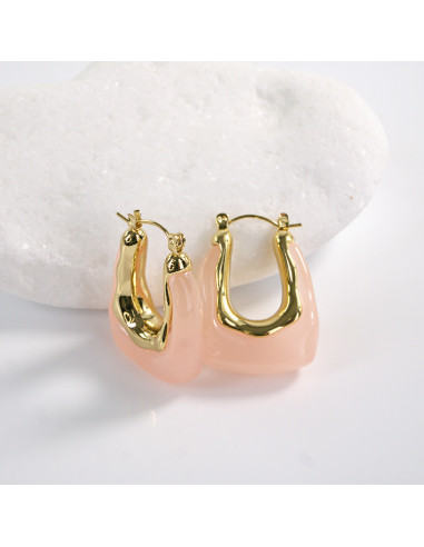 Kolczyki  BOHO ŁOSOSIOWE  LOLITA AKCESORIA stal...