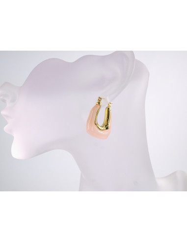 Kolczyki  BOHO ŁOSOSIOWE  LOLITA AKCESORIA stal...