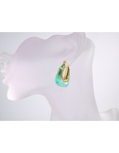 Kolczyki  BOHO TURKUSOWE  LOLITA AKCESORIA stal...