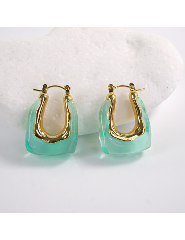 Kolczyki  BOHO TURKUSOWE  LOLITA AKCESORIA stal...