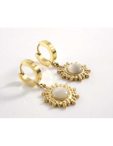 Kolczyki  BOHO SŁOŃCE  LOLITA AKCESORIA STAL...