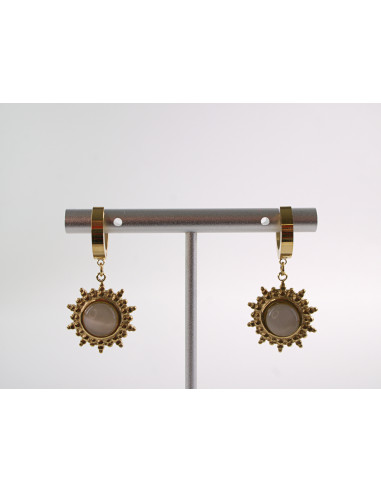 Kolczyki  BOHO SŁOŃCE  LOLITA AKCESORIA STAL...