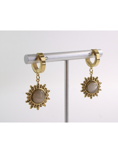 Kolczyki  BOHO SŁOŃCE  LOLITA AKCESORIA STAL...