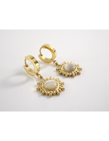 Kolczyki  BOHO SŁOŃCE  LOLITA AKCESORIA STAL...