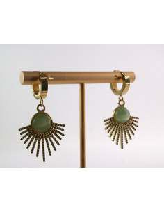 Kolczyki  BOHO SŁOŃCE  LOLITA AKCESORIA STAL CHIRURGICZNA 2