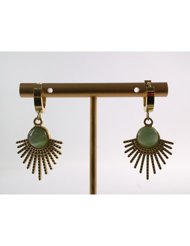 Kolczyki  BOHO SŁOŃCE  LOLITA AKCESORIA STAL...