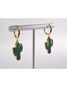 Kolczyki  BOHO KAKTUS MEXICO  LOLITA AKCESORIA STAL... 2