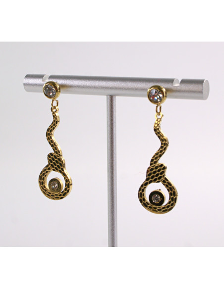 Kolczyki  BOHO WĄŻ KOBRA WĘŻE LOLITA AKCESORIA STAL CHIRURGICZNA