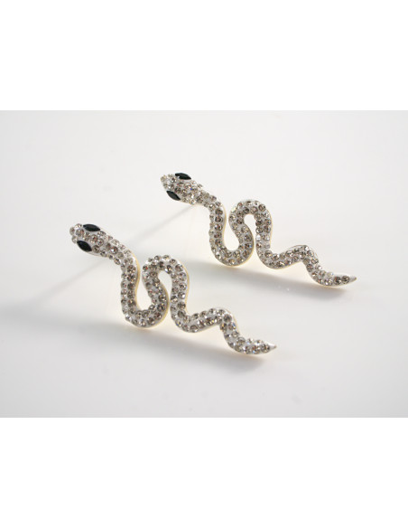 Kolczyki  BOHO WĄŻ WĘŻE LOLITA AKCESORIA STAL CHIRURGICZNA
