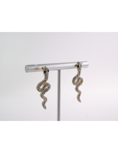 Kolczyki  BOHO WĄŻ WĘŻE LOLITA AKCESORIA STAL...