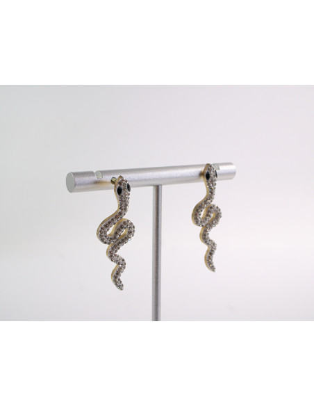 Kolczyki  BOHO WĄŻ WĘŻE LOLITA AKCESORIA STAL CHIRURGICZNA