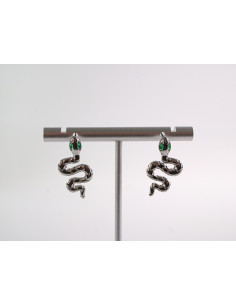 Kolczyki  BOHO WĄŻ SREBRNE WĘŻE LOLITA AKCESORIA STAL... 2