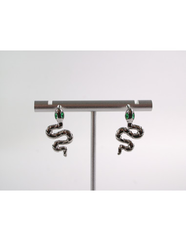 Kolczyki  BOHO WĄŻ SREBRNE WĘŻE LOLITA...