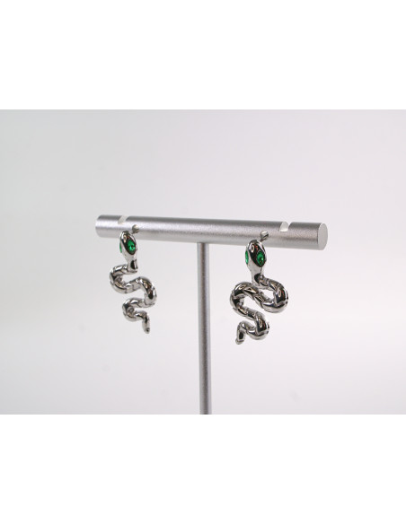Kolczyki  BOHO WĄŻ SREBRNE WĘŻE LOLITA AKCESORIA STAL CHIRURGICZNA