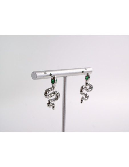 Kolczyki  BOHO WĄŻ SREBRNE WĘŻE LOLITA AKCESORIA STAL CHIRURGICZNA