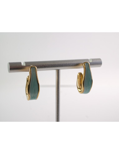 Kolczyki TURKUSOWE  ZAWIJASY LOLITA AKCESORIA...